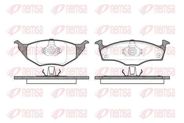 Sada brzdových platničiek kotúčovej brzdy KAWE